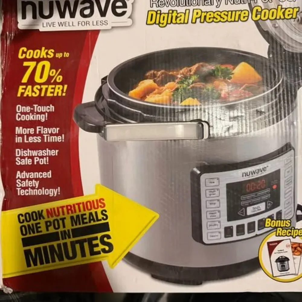 Nu wave pressure cooker 8qt